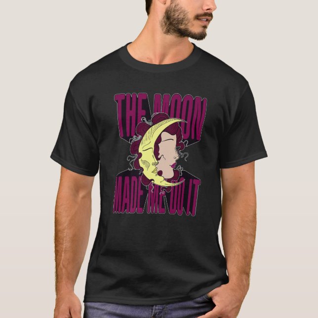 Camiseta the Moon Inspirational Manifestation Crystals Hipp (Frente)