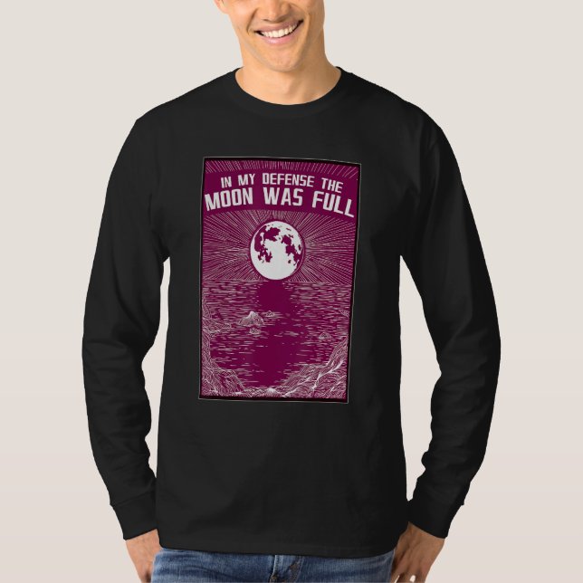 Camiseta The Moon was Full Inspirational Manifestation Crys (Frente)