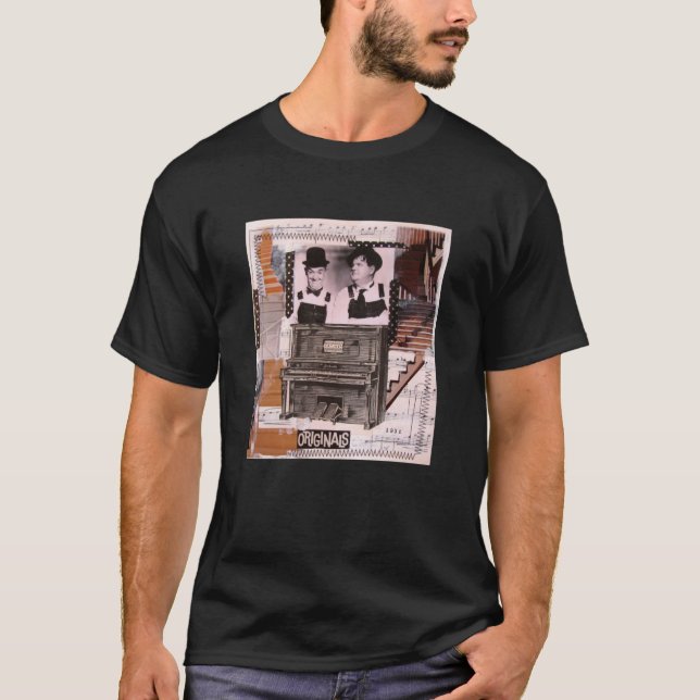 Camiseta The Music Box (Laurel e Hardy) Classic (Frente)