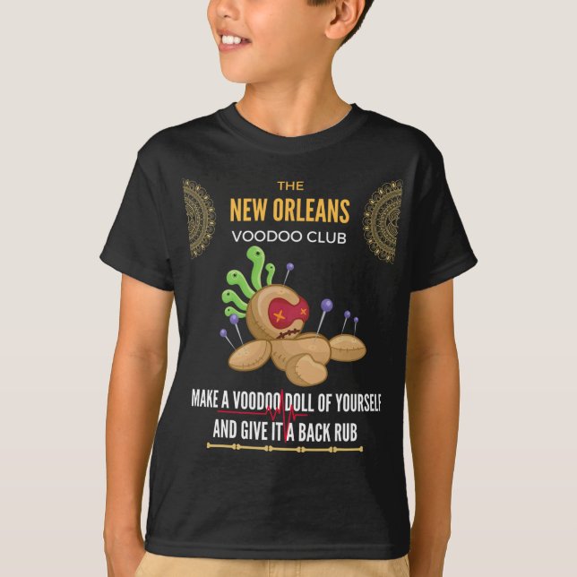 Camiseta The New Orleans Voodoo Club - Crazy, Insane  (Frente)