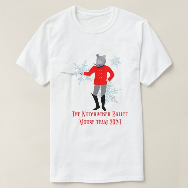 Camiseta The Nutcracker - Mouse Team 2024 (Frente do Design)