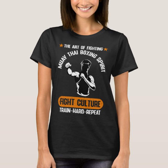 Camiseta The Of Fighting Fight Culture Muay Thai Quotes (Frente)