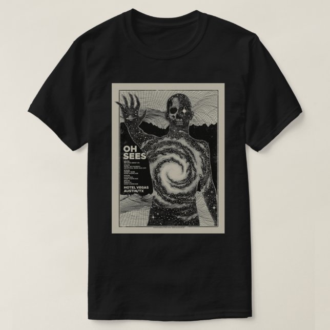 Camiseta The Oh Sees Tour art Classic T-Shirt (Frente do Design)