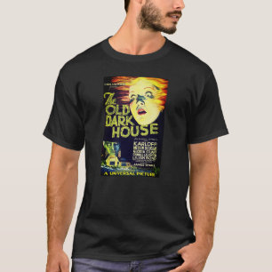 Camiseta The Old Dark House - poster vintage de 1932