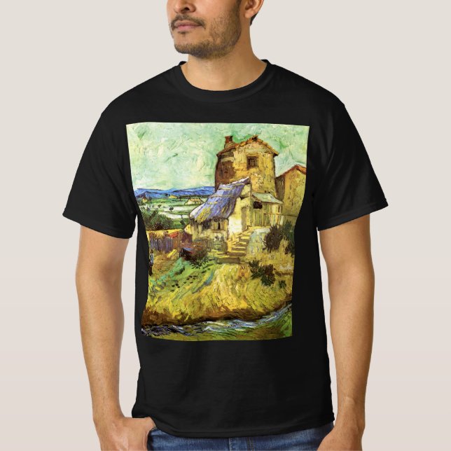 Camiseta The Old Mill por Vincent van Gogh (Frente)