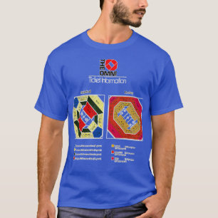 Camiseta The Omni Coliseum in Atlanta Seating Chart 3 TShir