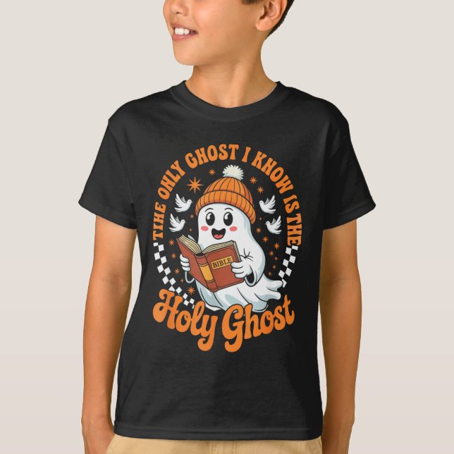 Camiseta The Only Ghost I Know Is The Holy Christian Hallow (Frente)