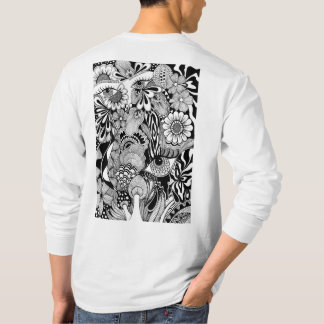 Camiseta The other side – Black and White Hand-Drawn Art