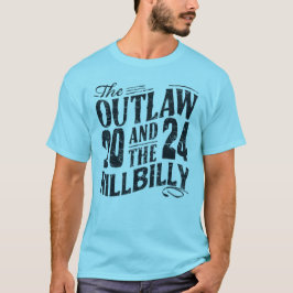 Camiseta The Outlaw e The Hillbilly Trump Vance 2024