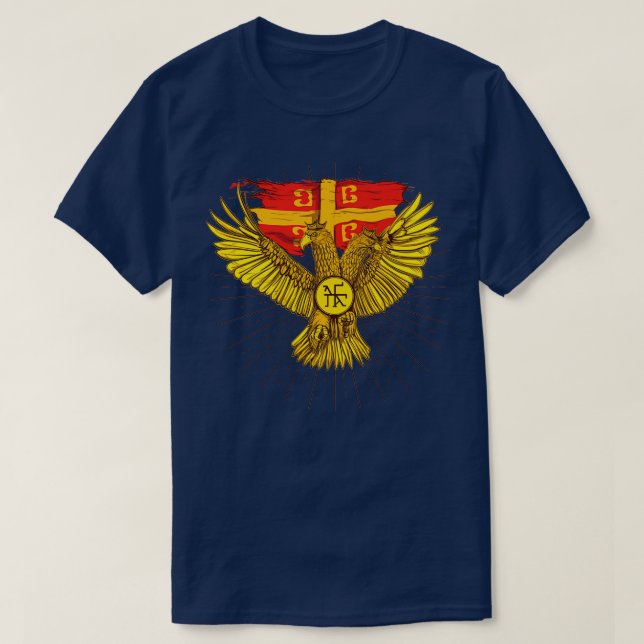 Camiseta The Palaiologos doubleheaded eagle (Frente do Design)