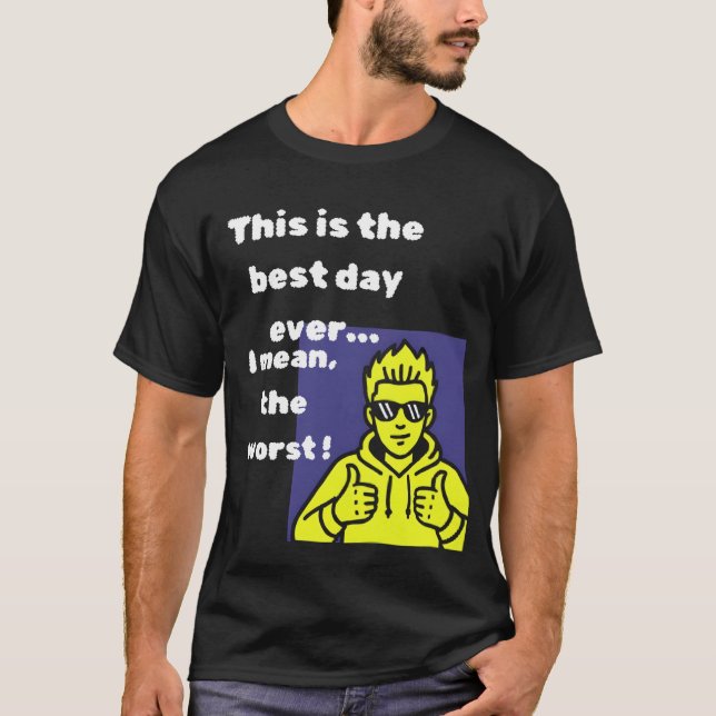 Camiseta The Paradox Collection: Opposite Day & Quirky Humo (Frente)