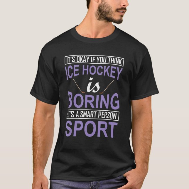Camiseta The Penalty Box Winter Sport Hockey Player 11 (Frente)