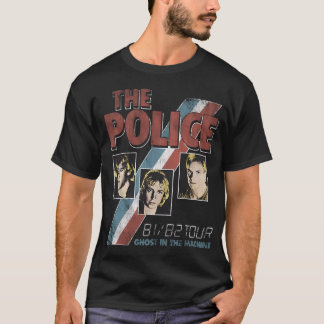 Camiseta The Police Ghost in the Machine 81/82 World Tour V