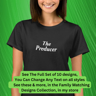 Camiseta The Producer, VIP Matching Music Family 