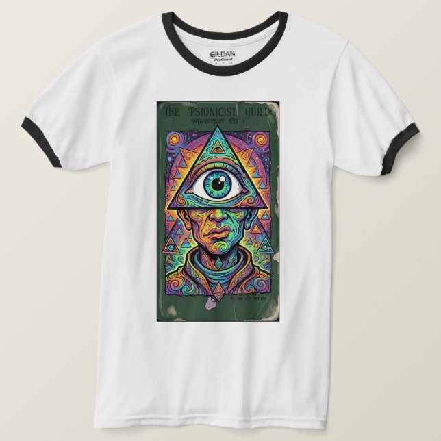 Camiseta The Psionicist Guild 1 Ringer (Frente do Design)