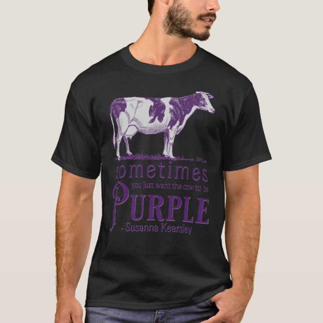 Camiseta The Purple Cow Classic T-Shirt (Frente)