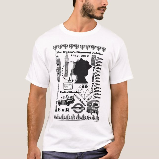 Camiseta The Queens Diamond Jubilee T Shirt (Frente)