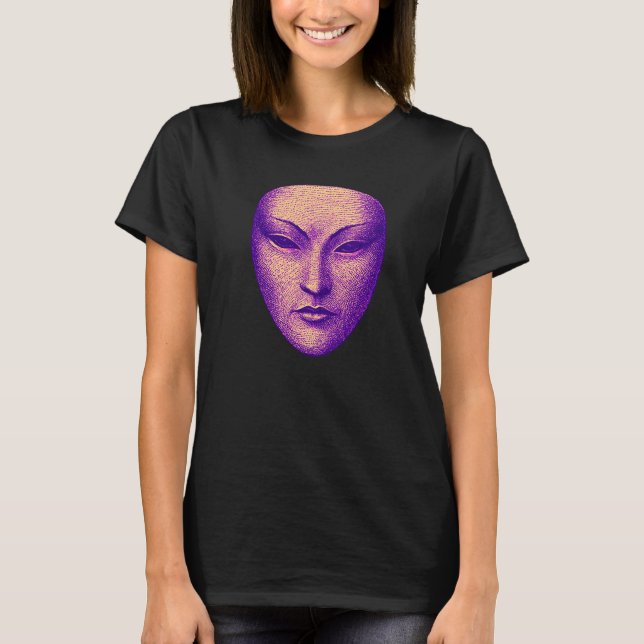 Camiseta The Quiet Self Abstract Human Mask | Identity (Frente)