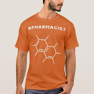 Camiseta The quotHASHTAGquot PHARMACIST Molecular Structure