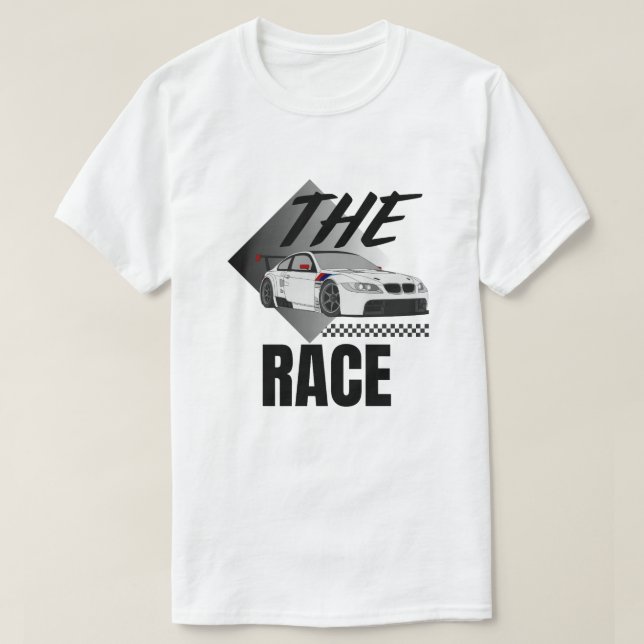 Camiseta The Race On Car Racing Unisex T-Shirt – Sports Car (Frente do Design)