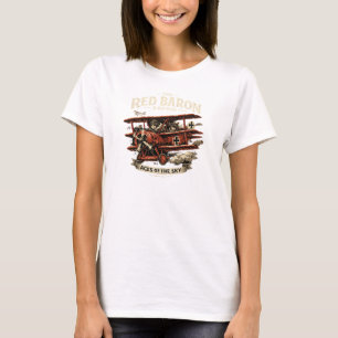 Camiseta The Red Baron & His Dog – Aces of the Sky Vintag