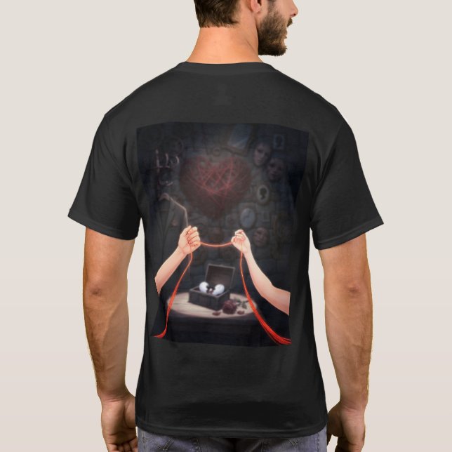 Camiseta The Red Thread of Fate Dark Aesthetic (Verso)