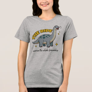 Camiseta The Ride Bestie, Camisa Divertida de Dino