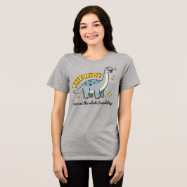 Camiseta The Ride Bestie, Camisa Divertida de Dino