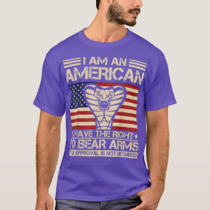 Camiseta The Right To Bear Arms I Am An American 2nd Amendm