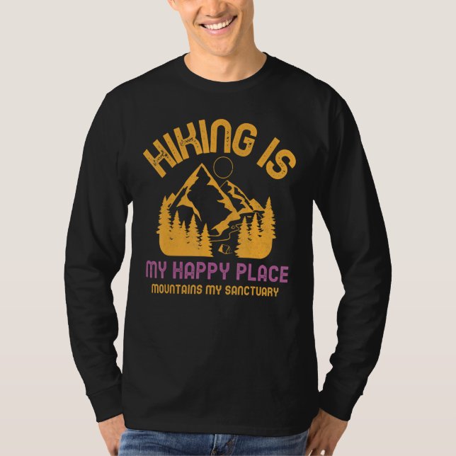 Camiseta The River Is My Happy Place Hand Drawn River Campi (Frente)