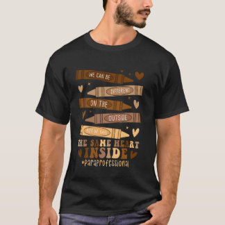 Camiseta The Same Heart Inside Paraprofessional Black Histo