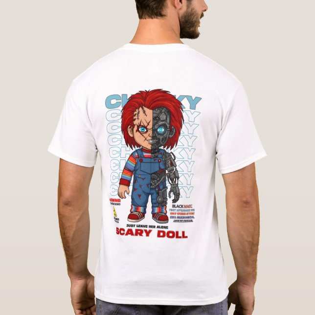 Camiseta The scary doll (Verso)