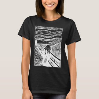 Camiseta The Scream by Edvard Munch – White Line Art 