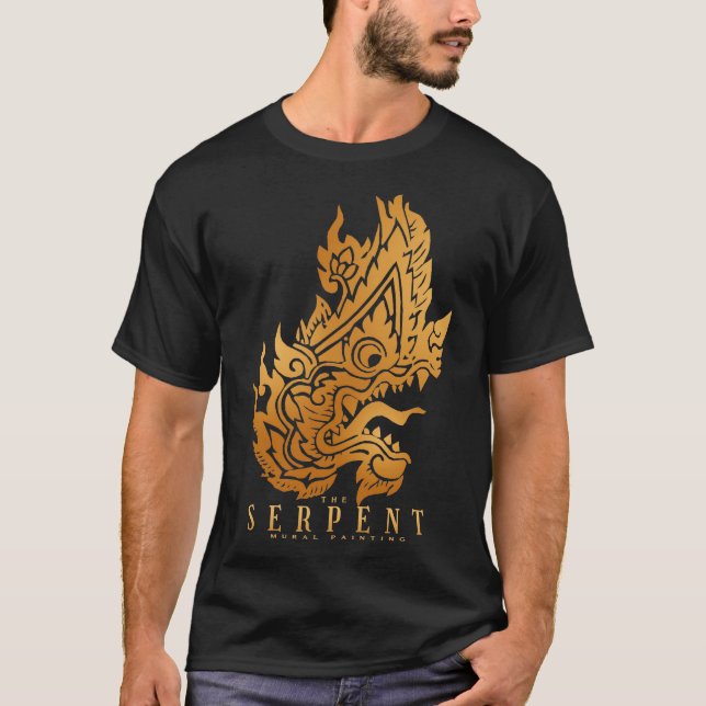Camiseta The Serpent Mural Painting (Frente)