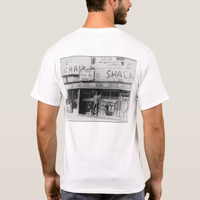 Camiseta The Shack, Playa del Rey 1972 (Verso)