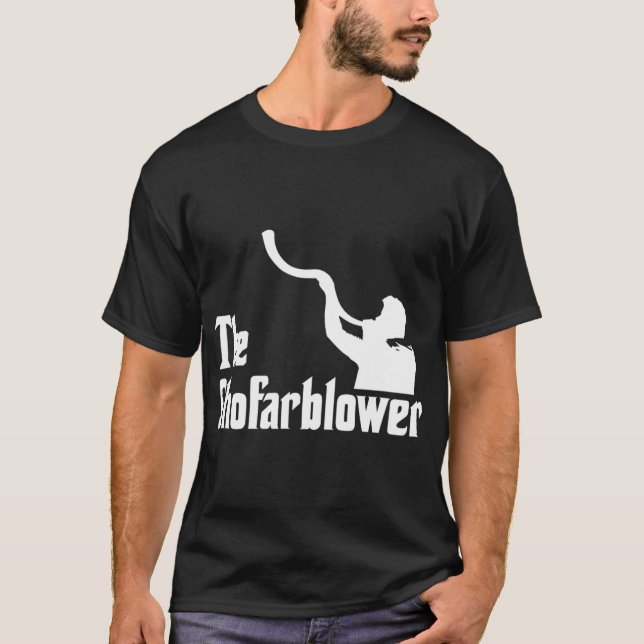 Camiseta The Shofar Blower Rosh Hashanah Rabbi Temple Jewis (Frente)