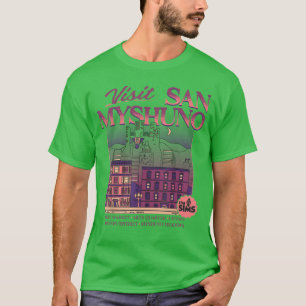 Camiseta The Sims Visita San Myshuno City Living Jogo de Ví
