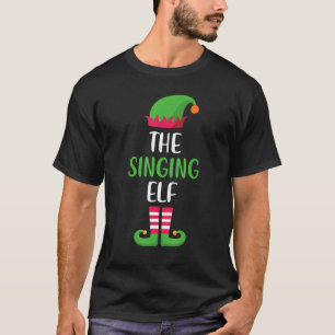 Camiseta The Singing Elf Christmas Family Matching Group