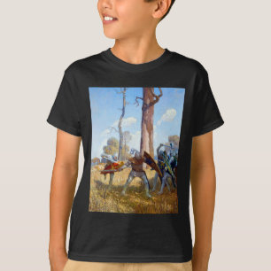Camiseta The Slay of Sir Lamorak, c. 1922, por N.C. Wyeth