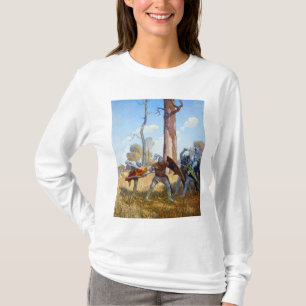 Camiseta The Slay of Sir Lamorak, c. 1922, por N.C. Wyeth