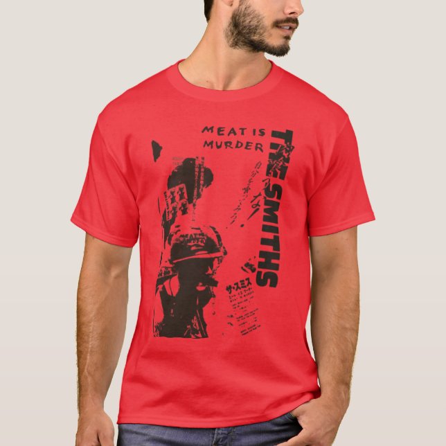 Camiseta The Smiths Meat is Murder Japanese green variant (Frente)