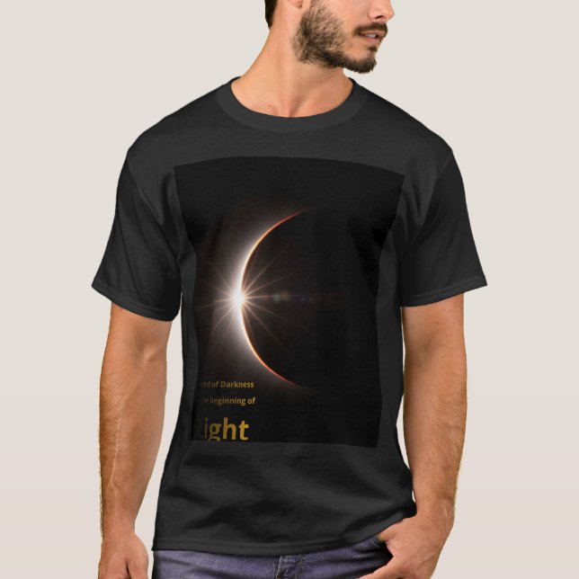 Camiseta The Solar Ring: Where Darkness Meets Its End (Frente)
