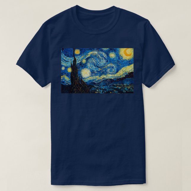 Camiseta The Starry Night 2 (Frente do Design)