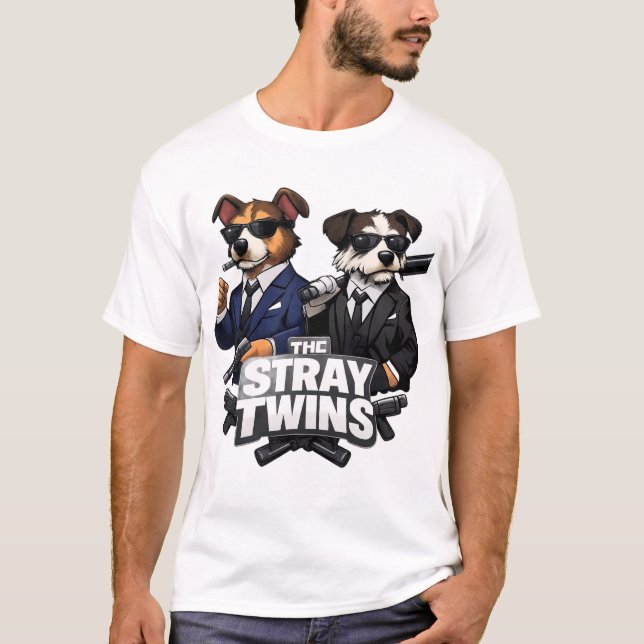 Camiseta The Stray Twins – British Dog Parody T-Shirt  (Frente)