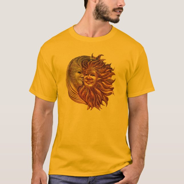 Camiseta The Sun, a lua, o beijo (Frente)