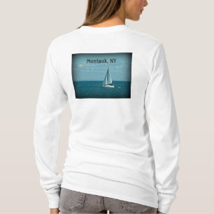 Camiseta The Sun, areia & som em Montauk