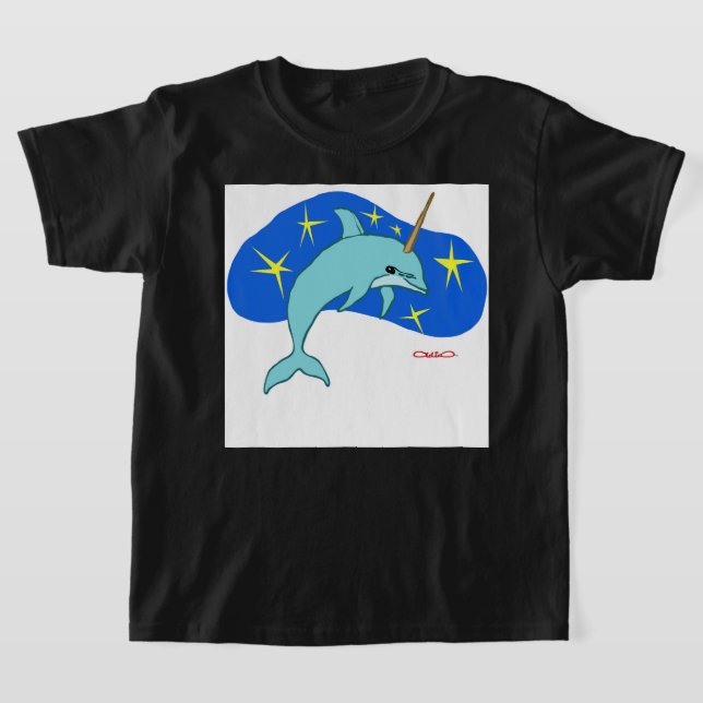 Camiseta The Unicorn Dolphin (Fantasy Marine Animal) (Postura )