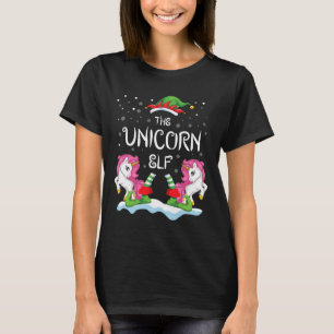 Camiseta The Unicorn Elf Group Matching Family Christmas Gi