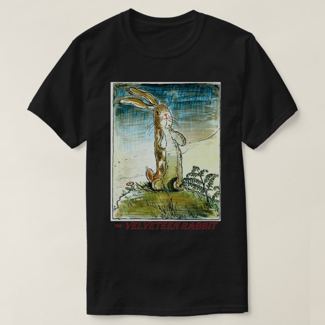 Camiseta The Velveteen Rabbit  What is Real by Margery Will (Frente do Design)