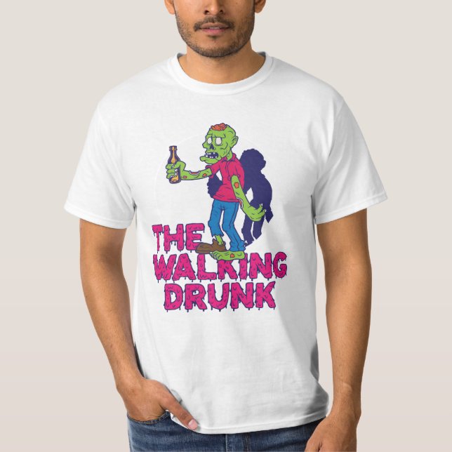 Camiseta The Walking Drunk (Frente)